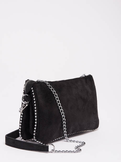 Cross Body Tas Perle Miniprix Zwart perle KJ62015 ander zicht 2